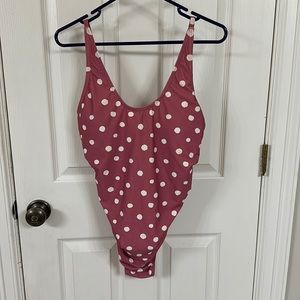 Pink Blush Maternity One Piece Swimsuit